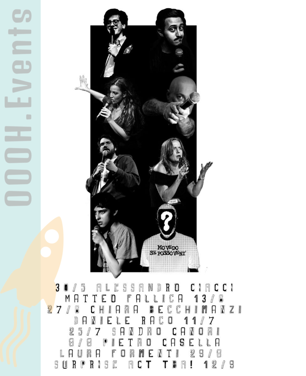 OOOH_Events's tweet photo. Il 30 maggio parte la rassegna di Standup! al Primo di Chieti
Prendi i biglietti, non perdere neanche uno show!
https://t.co/SXNCkxYpAB
#OOOHEvents #AlessandroCiacci #MatteoFallica #ChiaraBecchimanzi #DanieleRaco #SandroCanori #PietroCasella #LauraFormenti #standupcomedy https://t.co/mEiMPBWX2s