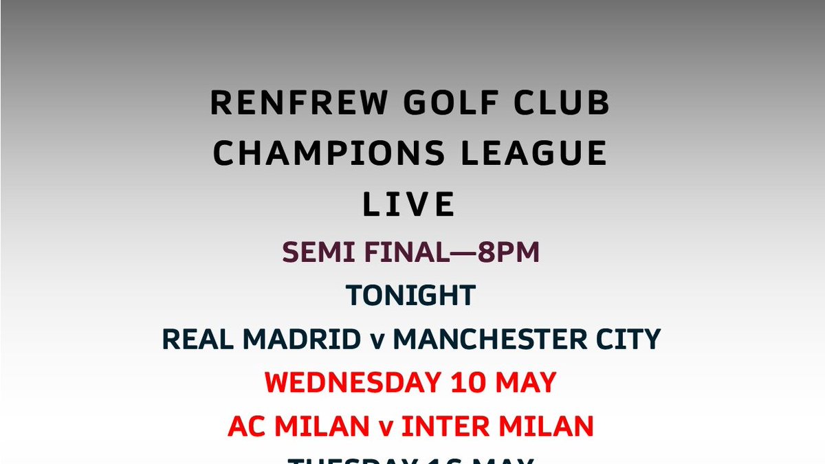 Renfrew Golf Club (@renfrewgolf) on Twitter photo 