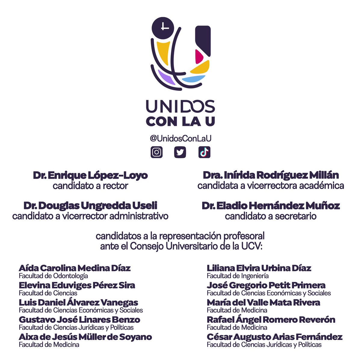 UnidosConlaU's tweet photo. Presentamos al Dr. Luis Daniel Álvarez Vanegas @luisdalvarezva Profesor Asociado de nuestra FaCES y candidato por #UnidosConLaU a la representación profesoral ante el Consejo Universitario 🟥
 
¡Este #26M vota y únete al cambio que nuestra #UCV necesita! #EleccionesUCV🗳️🎓👨‍🏫 https://t.co/21R0kTBMb4