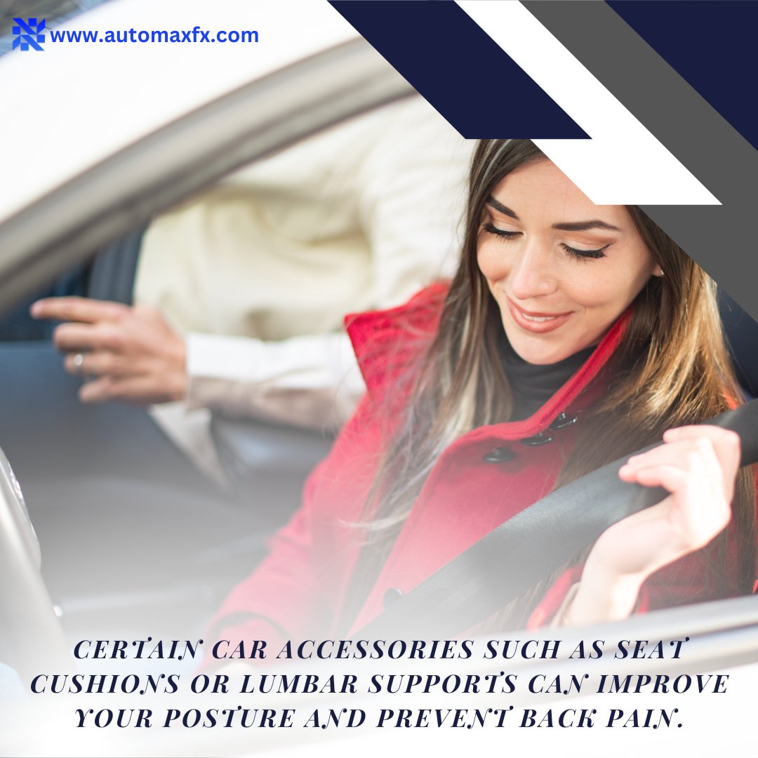 Automaxfx's tweet photo. Certain car accessories such as seat cushions or lumbar supports can improve your posture and prevent back pain.

Type ⭐️ if you agree.

#backpainrelief #carseatcushion #lumbarsupport #drivingcomfort #caraccessories #posture  #healthydriving  #drivingwellness #painfree #automaxfx https://t.co/lRA5XUTDdc