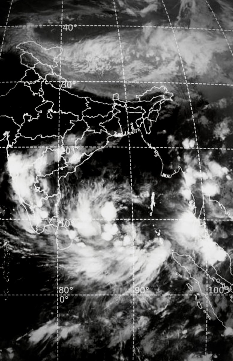MasRainman's tweet image. Invest 91B in bay as Intensified in to Depression and it will intensify in to DD and Cyclone in subsequent 12 to 24hrs.#cyclonealert #Cyclonemocha  #CycloneMochaUpdate