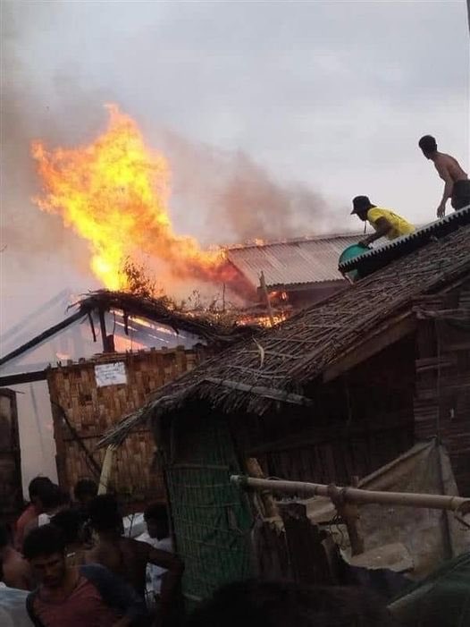 Zarni Soe (@znsoe19) on Twitter photo A fire broke out in Kyein Ni Pyin Rohingya IDP camp Rakhine state Pauktaw Township leaving 327 families homeless on 07 May.
<a href="/arakan_express/">The Arakan Express News</a> reported. A fire broke out in Kyein Ni Pyin Rohingya IDP camp Rakhine state Pauktaw Township leaving 327 families homeless on 07 May.
<a href="/arakan_express/">The Arakan Express News</a> reported.