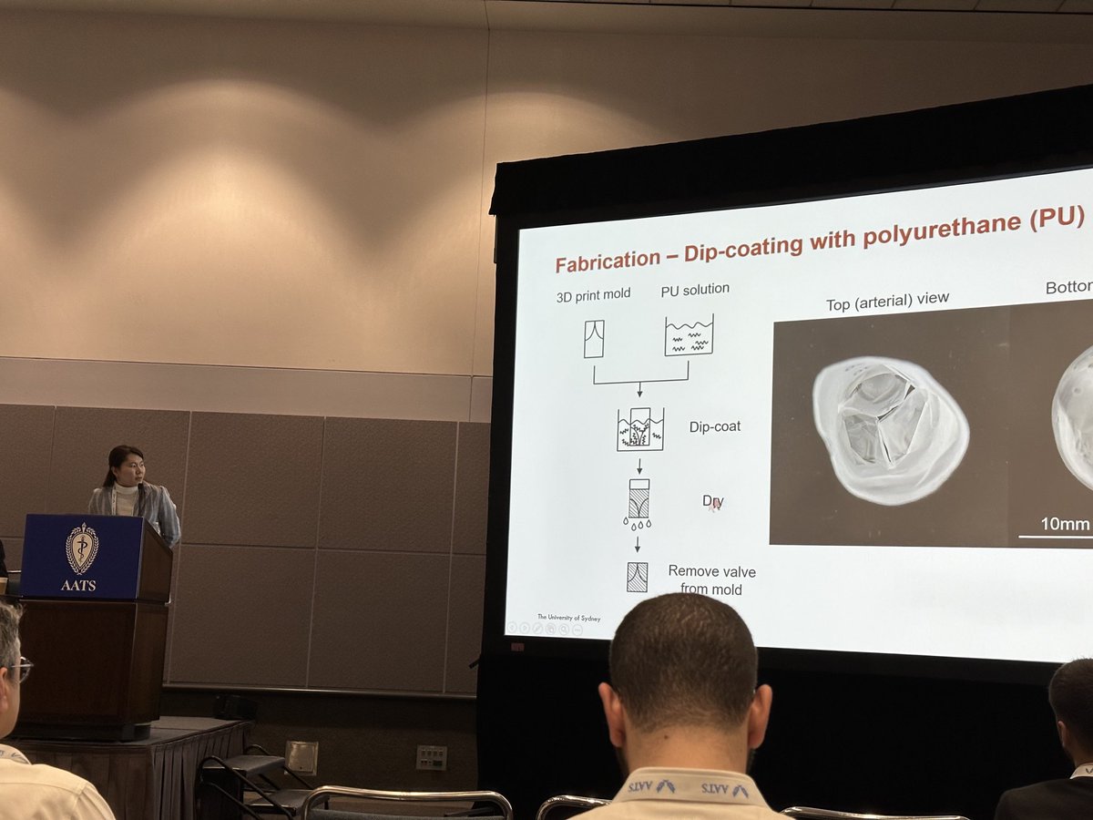 Dr Aeryne Lee presenting her work at the AATS in LA today. PhD ✅, presentation at international meeting ✅ Exciting road ahead for our RV-PA journey.  Nice job Aeryne!