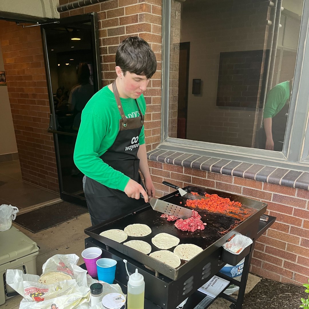 RetailSuccessCo's tweet photo. May the 4th be with you; May the 5th be with tacos! Thanks to Scott Maher and his awesome helpers, Charlie and Grace, for being our chefs of the day with our sweet new Blackstone to! 

#cincodemayo #starwarsday #officeparty https://t.co/nLongtAsn8