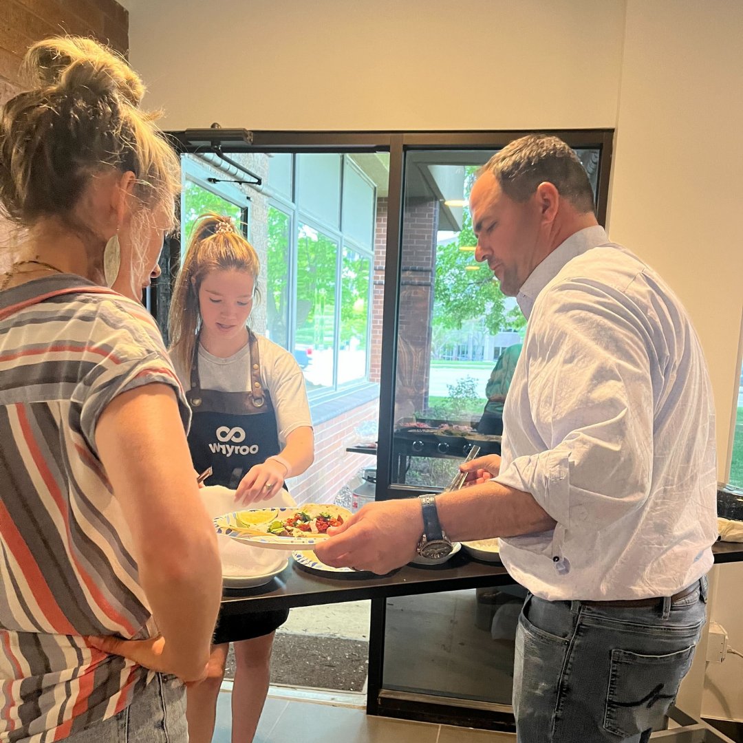 RetailSuccessCo's tweet photo. May the 4th be with you; May the 5th be with tacos! Thanks to Scott Maher and his awesome helpers, Charlie and Grace, for being our chefs of the day with our sweet new Blackstone to! 

#cincodemayo #starwarsday #officeparty https://t.co/nLongtAsn8