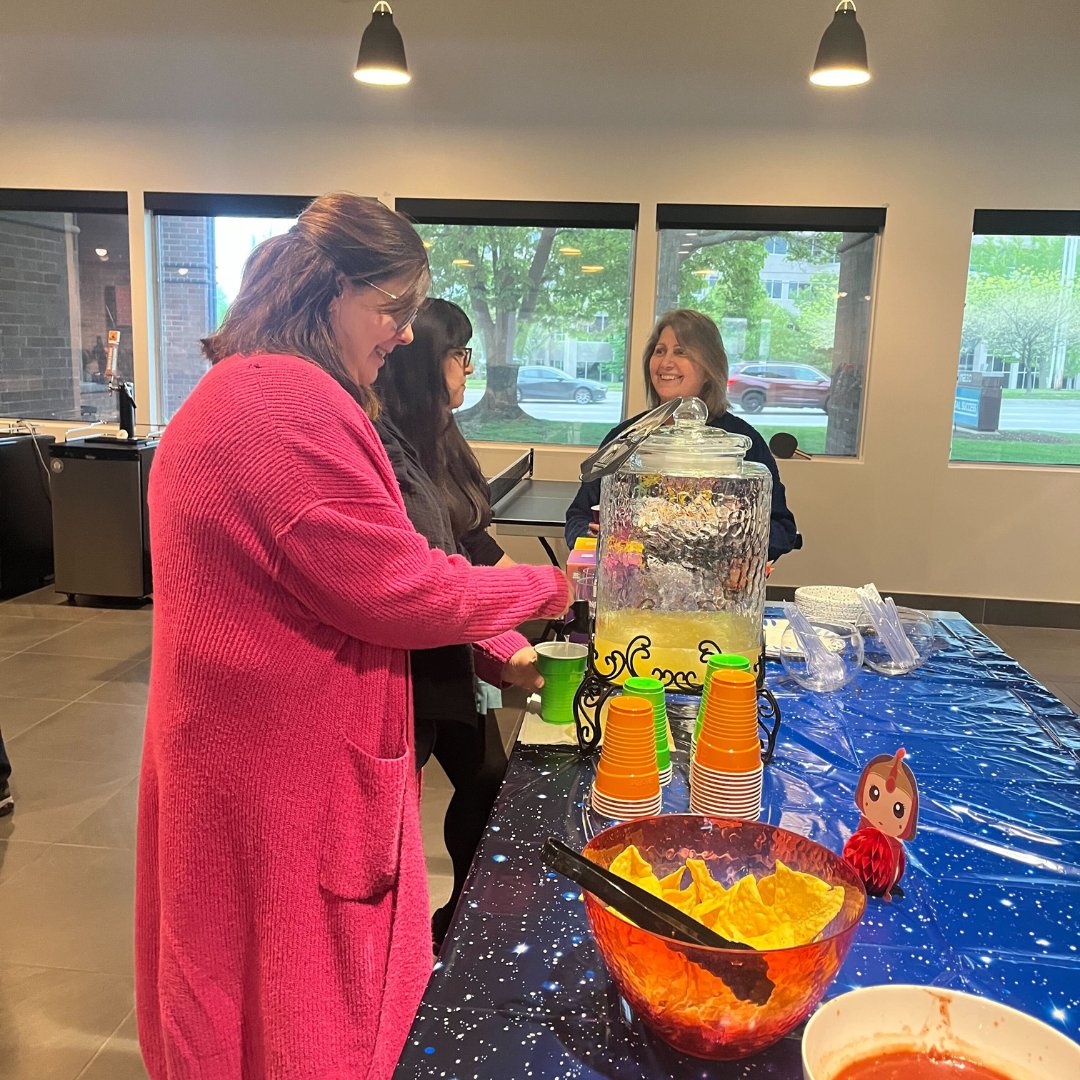 RetailSuccessCo's tweet photo. May the 4th be with you; May the 5th be with tacos! Thanks to Scott Maher and his awesome helpers, Charlie and Grace, for being our chefs of the day with our sweet new Blackstone to! 

#cincodemayo #starwarsday #officeparty https://t.co/nLongtAsn8