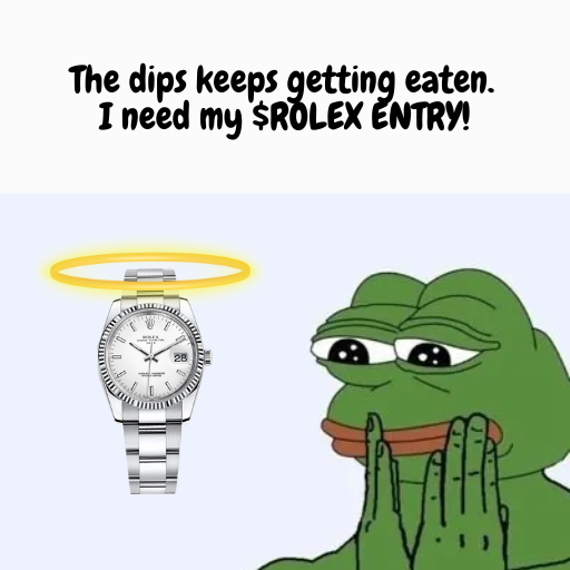 Rolex_Ethereum's tweet photo. DIPS gets eaten fast and it's furious as well! ❤️‍🔥

#ROLEX #ROLEXCOIN #PEPE #PEPECOIN #PEPECOINETH #ROLEXCOINETH #eth #Ethereum #Crypto #cryptocurrency #memecoins https://t.co/P7YpAMLBLp