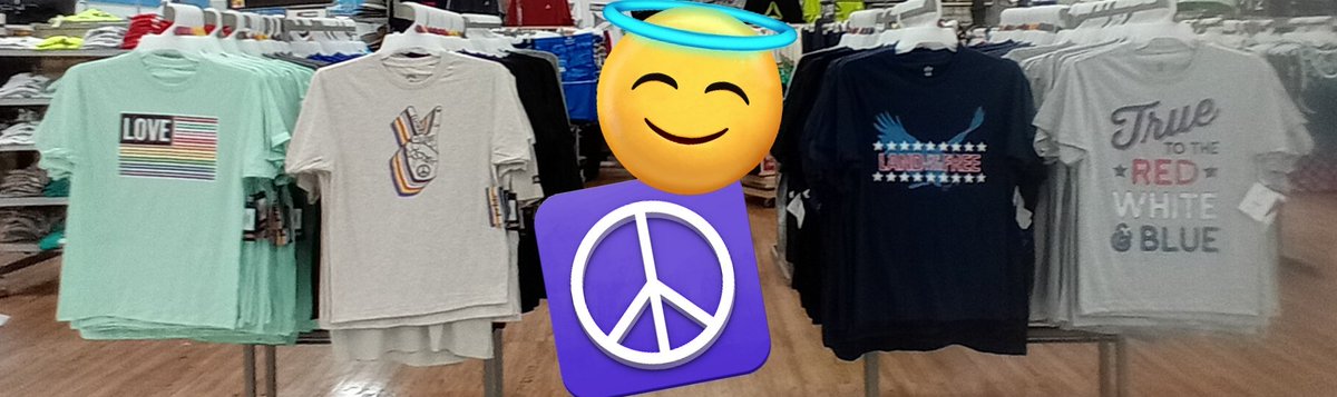 KelbyRVA's tweet image. #PROcapitalism #Colorblind 
True capitalism ISN'T the problem. Capitalists WANT to make money, they KNOW they have to cooperate with others.

Look at this merchandising display at Walmart. Shirts different people will choose side-by-side. Almost reminds me of my childhood when