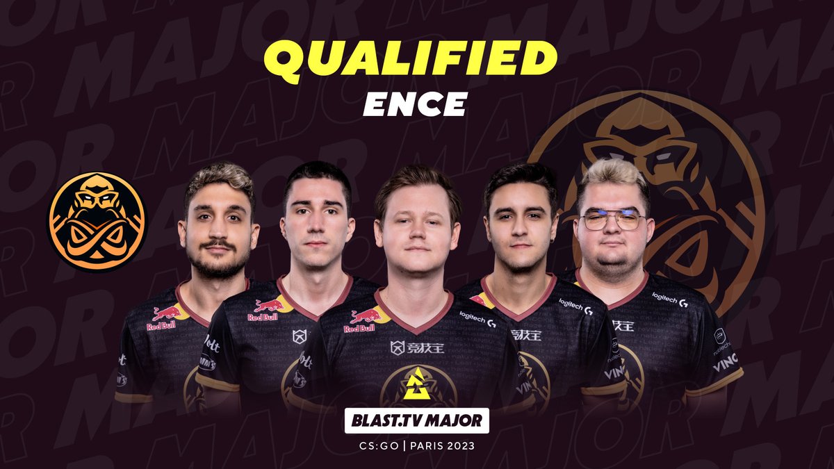 BLASTtv's tweet photo. ENCE qualifies for the Legends Stage 🔥

#BLASTTVMajor https://t.co/DaRUhTiZlN
