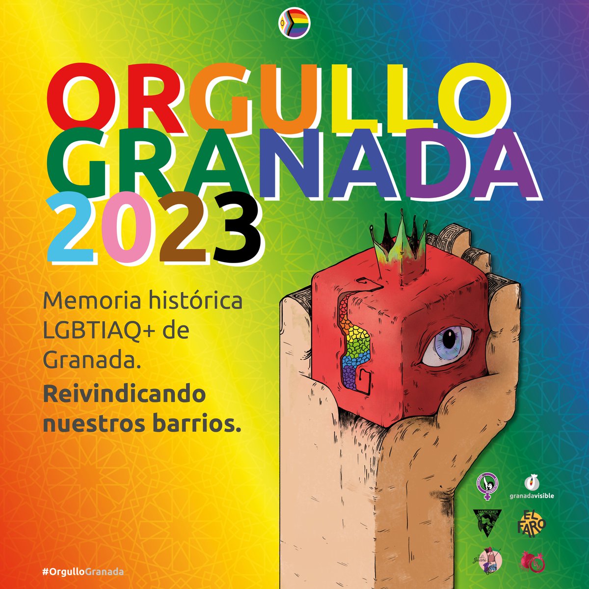 Comienza el Orgullo LGBTIAQ+ 2023 de Granada 🏳️‍🌈🏳️‍⚧️❤️

Este año venimos cargades de actividades y de reivindicación. ¡No os perdáis nuestras redes para enteraros de todo lo que se viene!