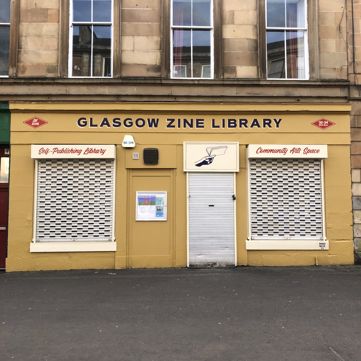 Glasgow Zine Library tweet media