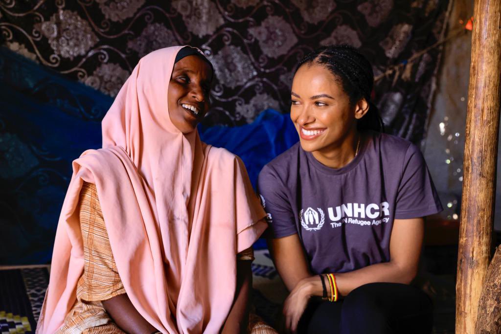 mamadou_dbalde's tweet image. Very pleased to have welcomed UNHCR Goodwill Ambassador @katgraham back to #Ethiopia, a generous country to a large #refugee population, along w/#IDPs. She witnessed how refugees and host communities can thrive together, but also how more support is needed to build #resilience.