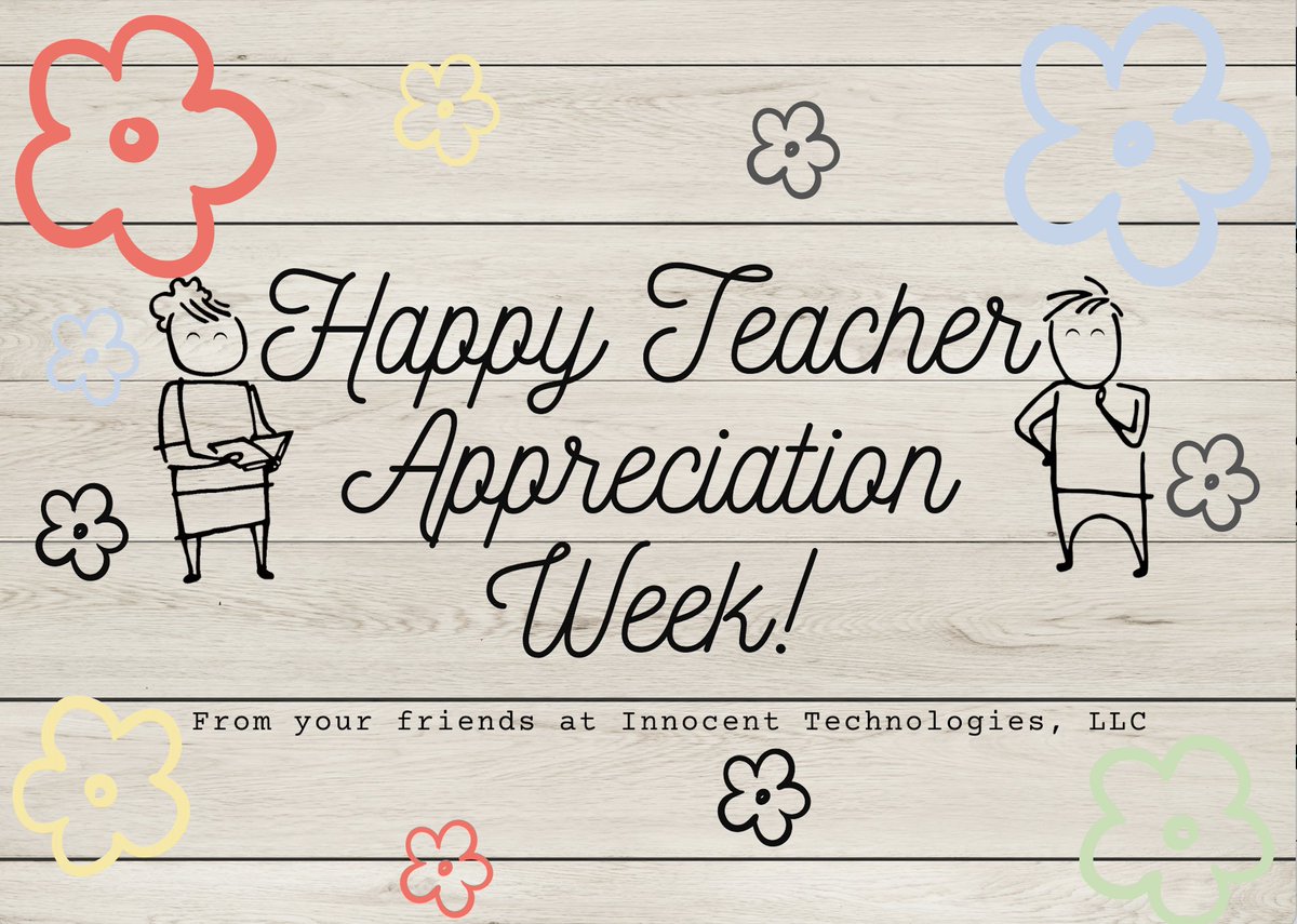 We appreciate you, teachers, for the humanity you bring and create with your students every day! 

What made your favorite teacher your favorite teacher? #ThankATeacher #TeacherAppreciationWeek #EducatorsforInnocence