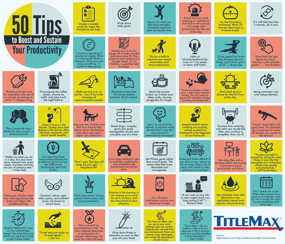 C_P_Gurnani's tweet photo. Useful productivity tips.. What resonated the most with you? 
h/t @TitleMax

https://t.co/uGL7zgCoBM https://t.co/A2uhjwTkuu