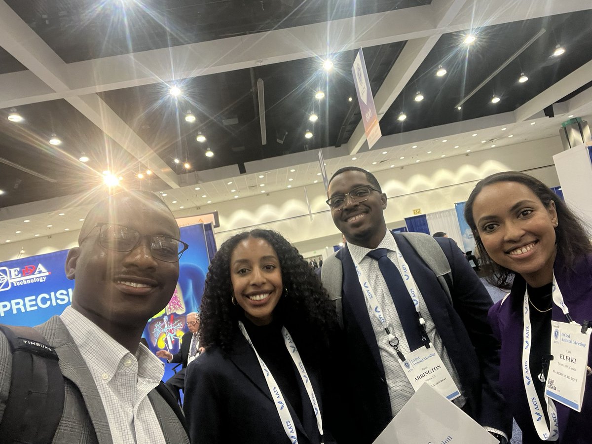 techie_md's tweet photo. What a great week! Earned an MBA and bonded with new and old mentors and friends at @AATSHQ. I met some of my idols at @ABCTS_1999 and I’m inspired for this upcoming match. #CTsurg feels like home.

Signing off for now,

Ryon LaMont Arrington, MBA

#MasteredIt #CTbound https://t.co/zDVXQhu0i9