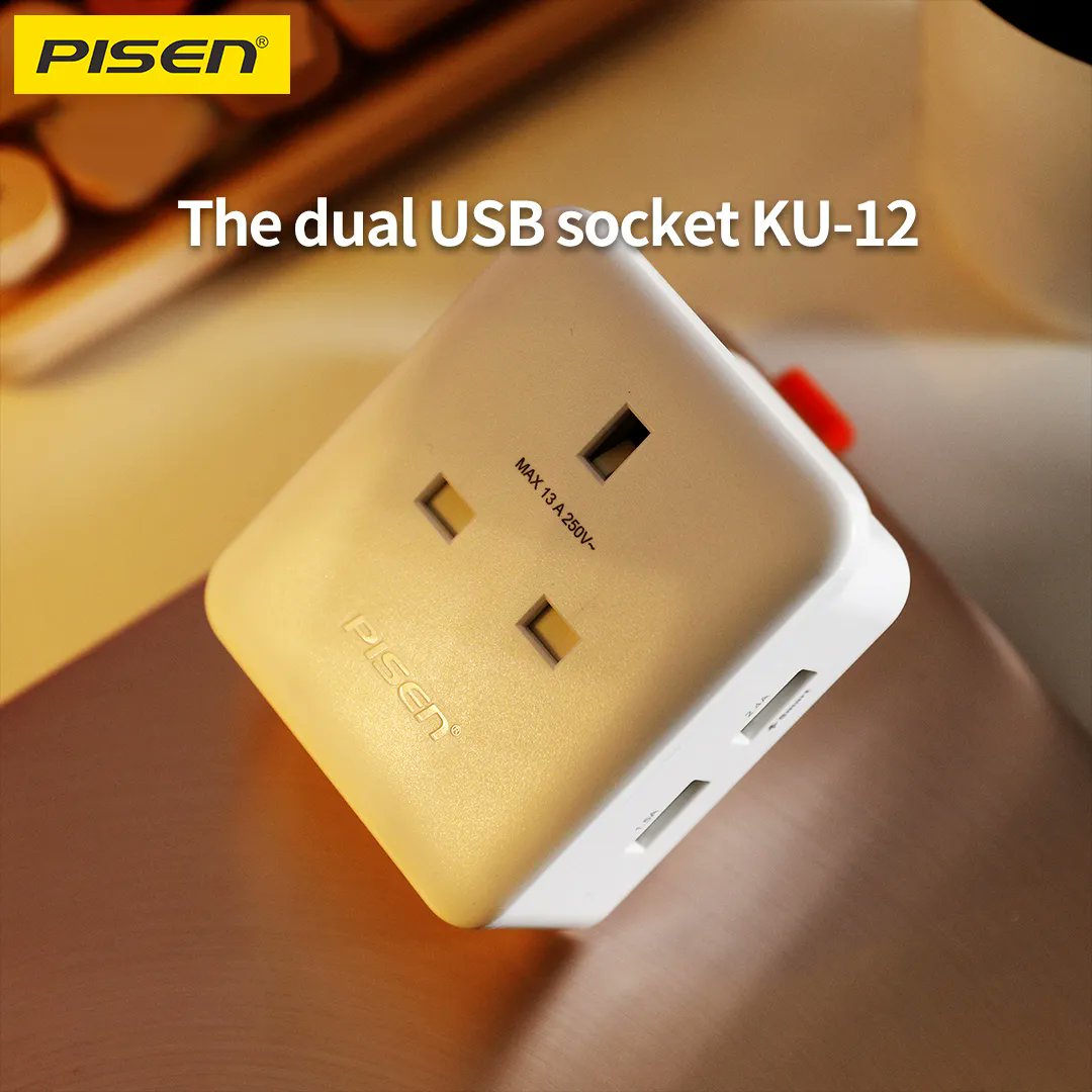 pisenglobal's tweet image. #pisen dual USB socket is↓↓↓

Easy: Charge two devices at once🔋
Safe: 10A protection and child guard🛡️
Durable: Flame-resistant and 5,000 cycles🔒 
Say bye to messy wires! ! Power up with flexibility and freedom！ 
#usbsocket #socket #sockets  #usbcharging #poweroutlet