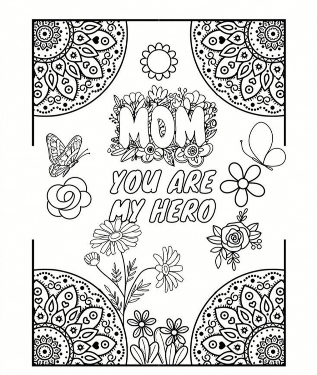MikeCrypto99's tweet photo. Mother's Day - You are my Hero - Coloring Page for Free
#mothersdaygiftideas #mothersday2023gifts
#Mothersday2023
#MothersDay  
Download this page free here : https://t.co/PJY5uVrg9n
#MondayMotivation
#mothersdaygifts 
Download for free: https://t.co/4S7Pz4fe1f https://t.co/gwC6plQC5o