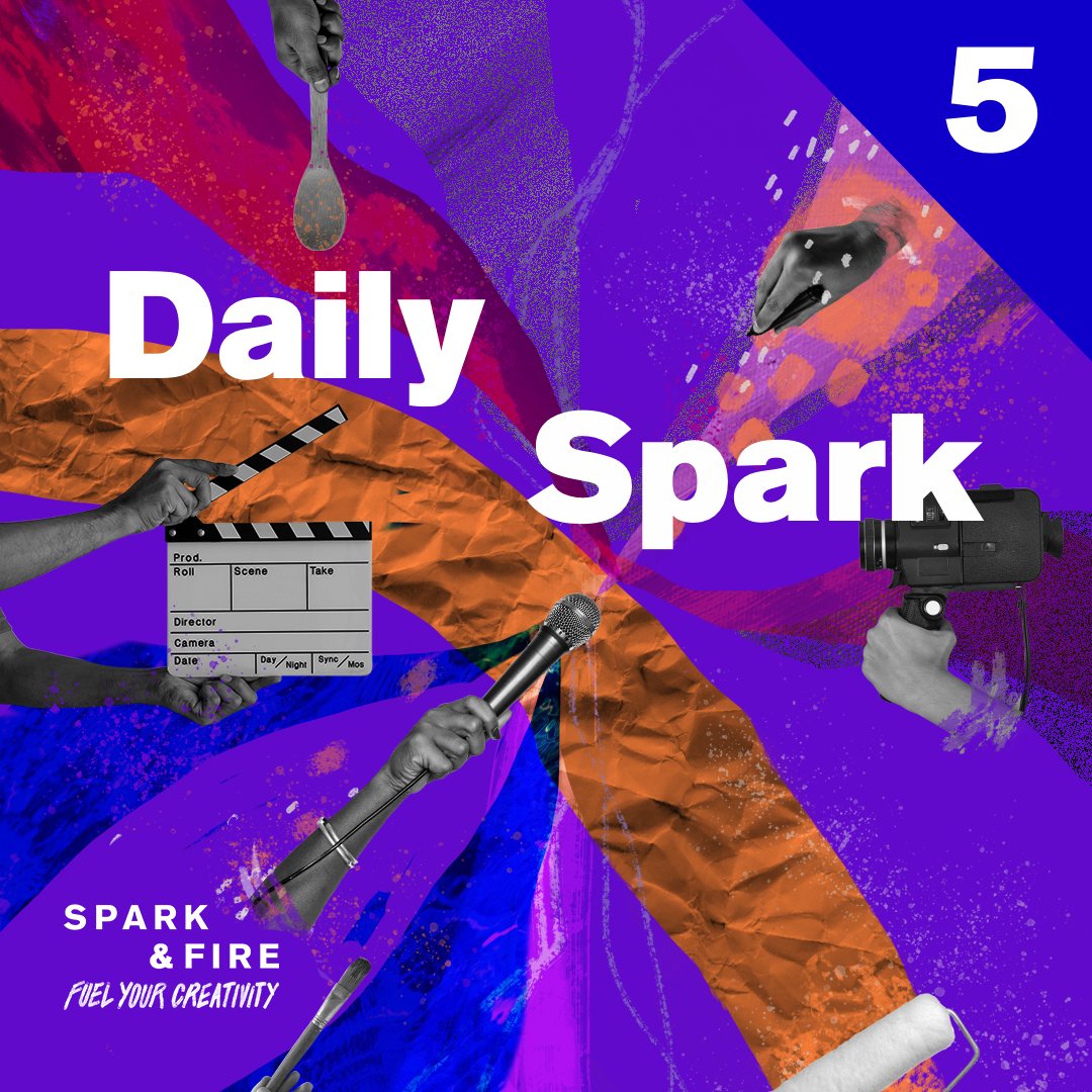 Your Daily Spark: Find your favorite element of your work and create something new from just that. 💫 

Link below to download all 100 activities to spark your creativity ⬇️

sparkandfire.com/download