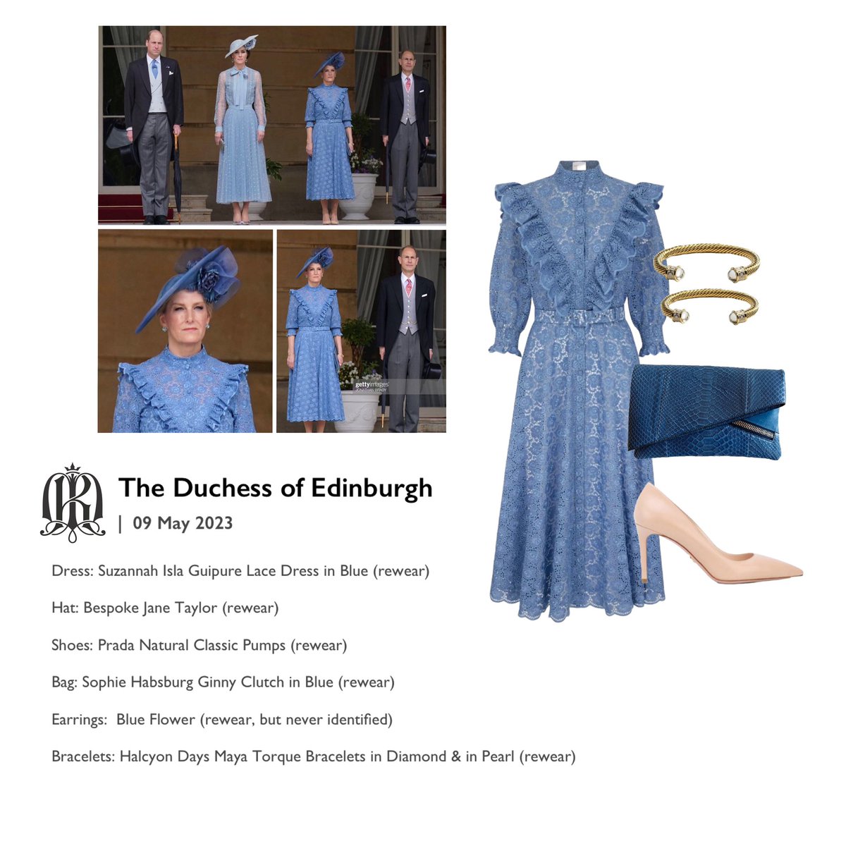 Sophie, The Duchess of Edinburgh & Prince Edward, Duke of Edinburgh are  also attending today's Garden Party at Buckingham Palace, as part of the  Coronation celebrations. #DuchessofEdinburgh @dagmar_Marie77 #Coronation