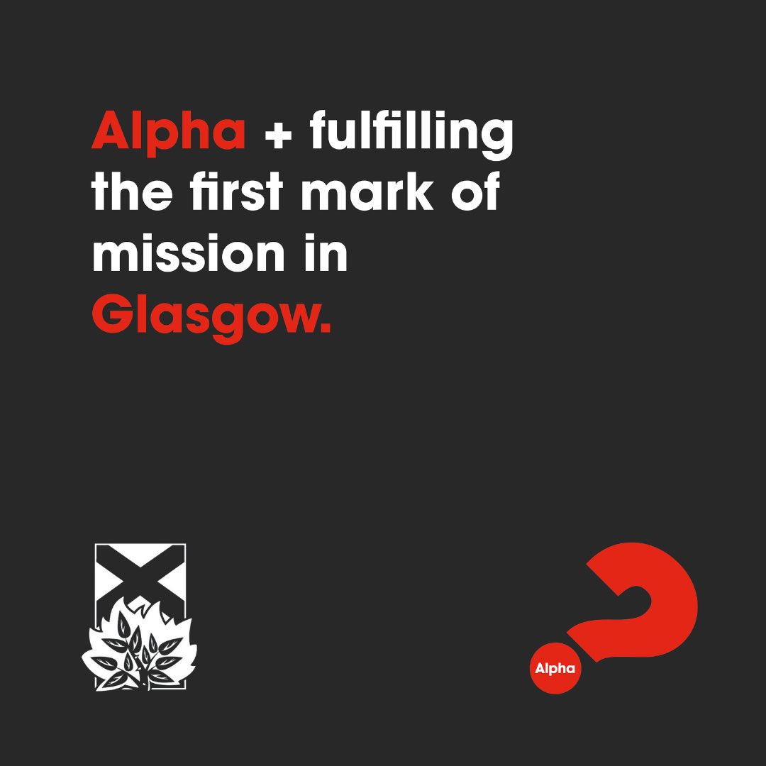AlphaScotland's tweet photo. THIS WEEKEND 💥

Join us this Saturday in Glasgow as we chat how can Alpha help churches with the first mark of mission - relevantly proclaiming the Gospel.

We’ll be joined by Former Moderator of the General Assembly of the Church of Scotland.

Join us at https://t.co/oo7W5VR2lH https://t.co/Y7rDqqR2d7