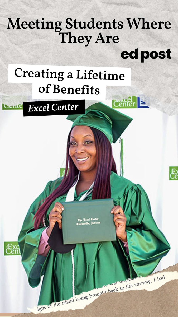 edu_post's tweet photo. @TheExcelCenter is creating a lifetime of benefits for its graduates! According to the University of Notre Dame's Wilson Sheehan Lab for Economic Opportunities (LEO), Excel Center graduates earn 39% more than their peers after 5 years.
#ExcelCenter #HigherEducation #BetterFuture
https://t.co/eslVwuDiLN
