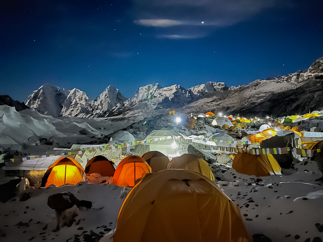 Goodnight Everest Base Camp. #Everest #Nepal #Everest2023