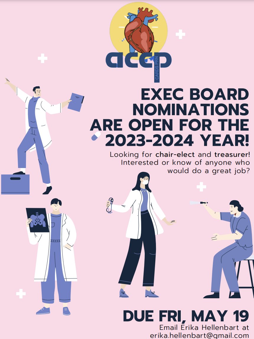 accpcardprn's tweet photo. 📣📣📣Calling for nominations for the 2023-2024 CARDS PRN Exec Board!!! 📣📣📣 Contact @EHellenbart @EduCaitorPharmD if any questions! https://t.co/GEjXRfjtmm