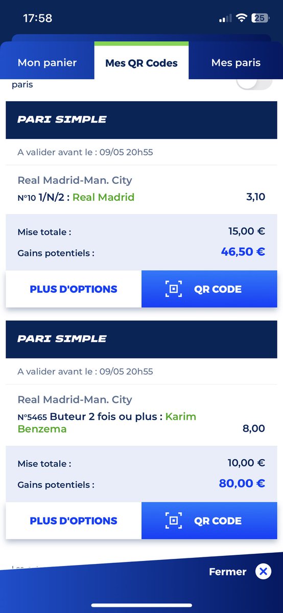 Je sens KB9 et le réal bouillant se soir