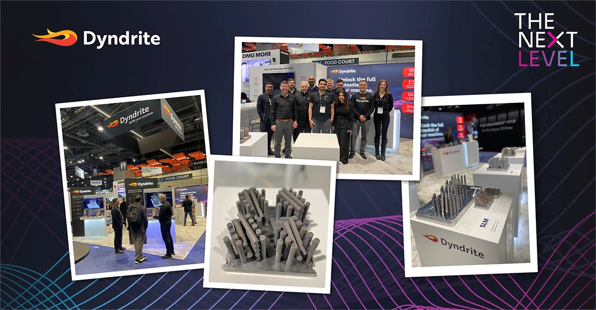 Thank you for joining us at Rapid+TCT 2023. We announced a number of exciting new developments &amp; partnerships: go.dyndrite.com/3LK2xLF 
Learn more about our LPBF end user application: go.dyndrite.com/42fLJTD
#RapidTCT #additivemanufacturing #3Dmetalprinting #LPBF