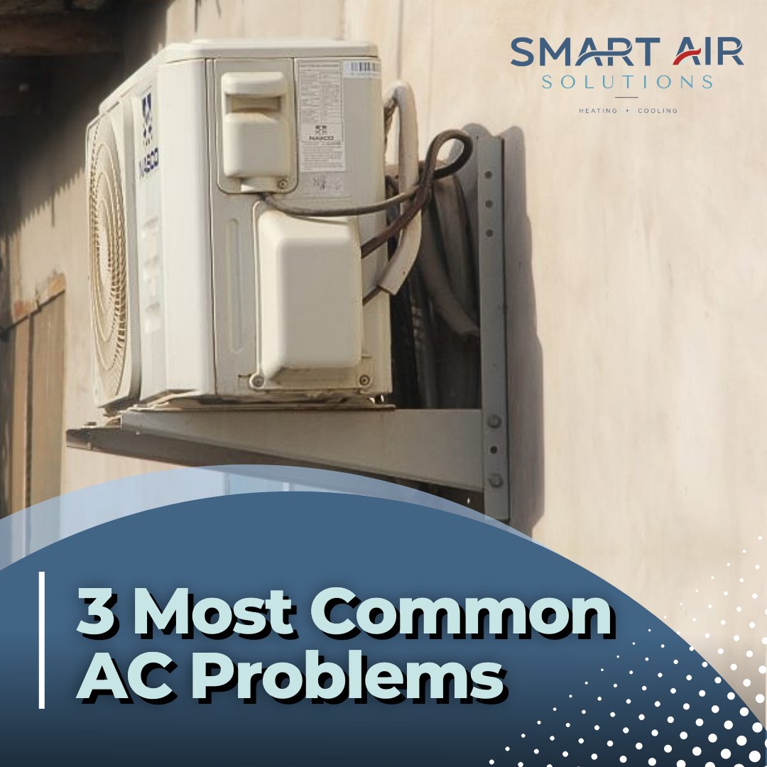 We’ve compiled a few of the common AC problems experienced by homeowners. 

Click on the link below and visit our blog to learn more. 💭

bit.ly/40XSXLp

#heatingandair #smartairsolutions