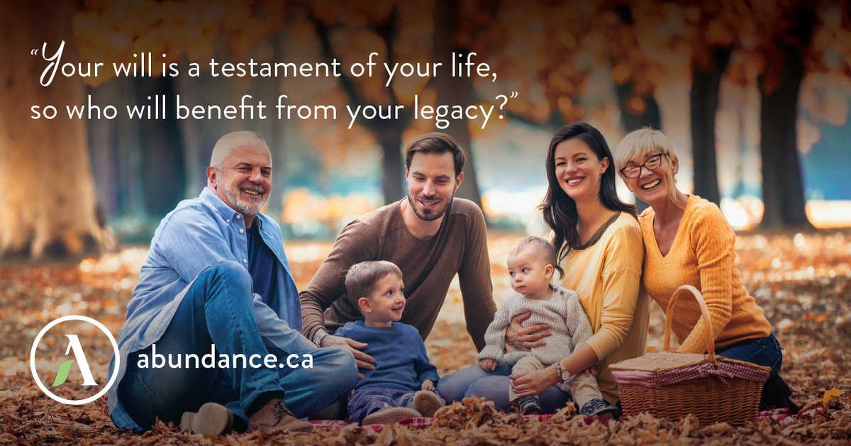 Abundance Canada (@abundancecan) on Twitter photo Your will is a testament of your life to your family and loved ones. Discover the simple and tax efficient way to leave a charitable gift in your will.
youtu.be/GKQv2F1Sy0U
#LeaveALegacy
#GenerosityChangesEverything#AbundanceCA Your will is a testament of your life to your family and loved ones. Discover the simple and tax efficient way to leave a charitable gift in your will.
youtu.be/GKQv2F1Sy0U
#LeaveALegacy
#GenerosityChangesEverything#AbundanceCA