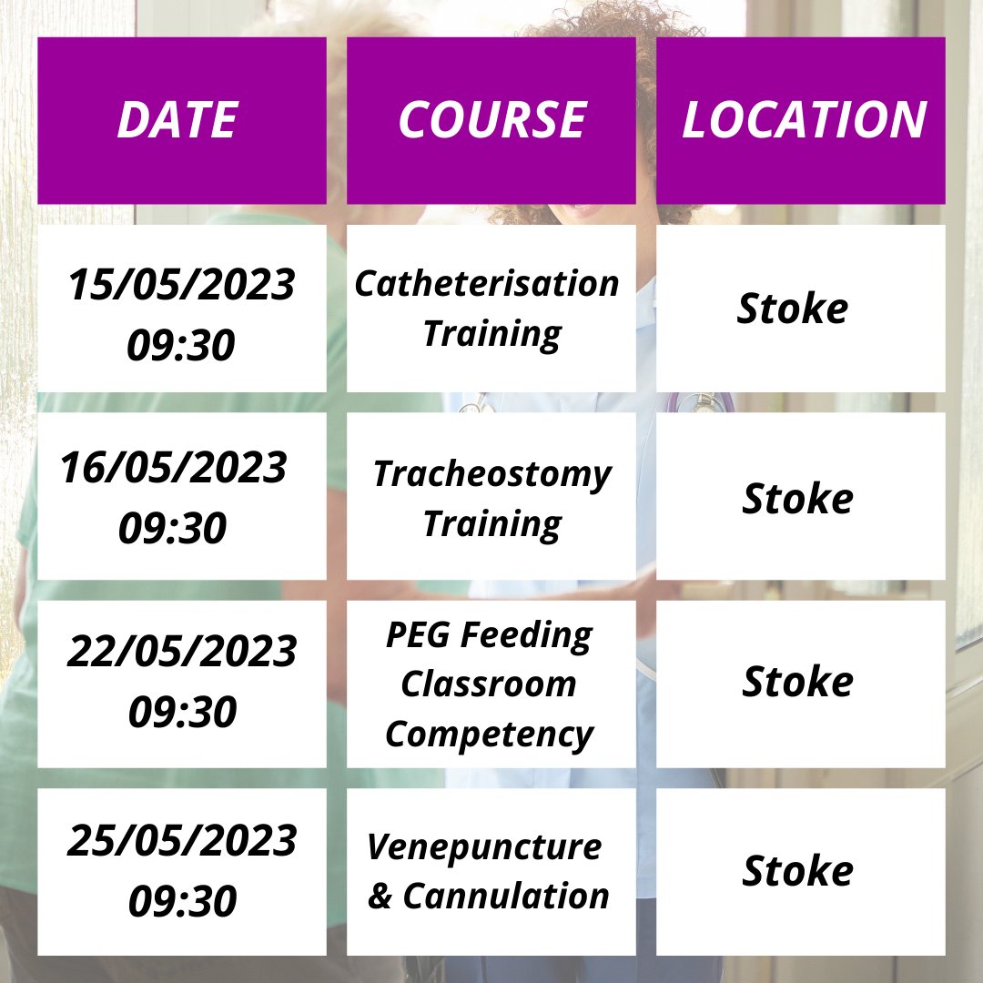 Get 10% off our clinical week in Stoke this May - USE CODE: MAY10 😱✅

Clinical training is coming up to Stoke this May! You can book your place on any of our courses via the link below.
caringforcare.co.uk/open-courses-2/

#care #caringforcare #caringforothers