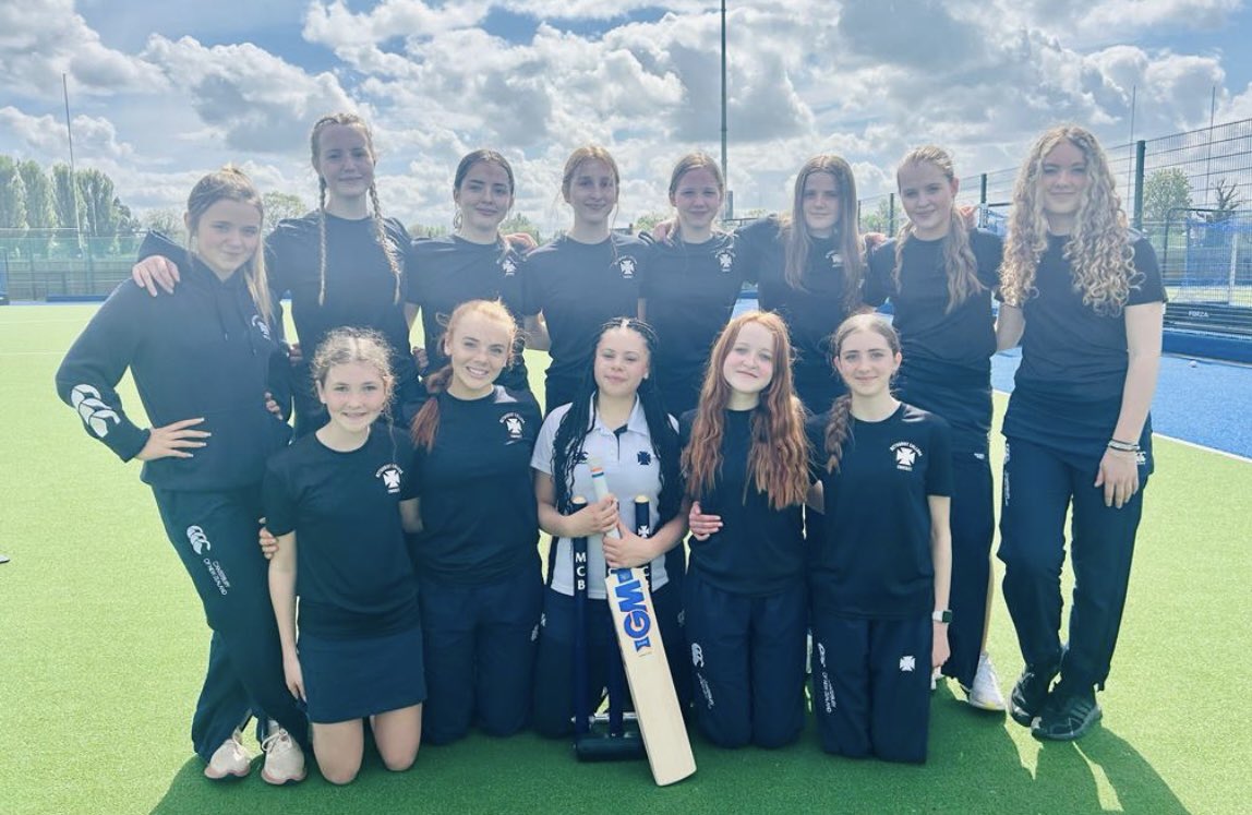 mcb_cricket's tweet photo. Good win for the U15 boys in the cup against Regent and for the U15 girls (pictured) against Parkhall. These 5 girls starring with the bat! https://t.co/CuPJitiQ4X