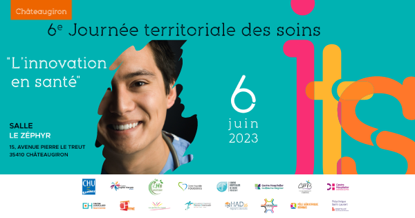 CHURennes's tweet photo. 6e Journée territoriale des soins "L’#innovation en santé"

📅 le 6 juin 2023
📍 A Chateaugiron, salle Le Zéphyr
🕘 9h > 17h
Valoriser, expliquer et échanger sur les pratiques #paramédicales.

Inscrivez-vous ! 👇 
https://t.co/lnuIOx4Ntw https://t.co/angT13gmVD