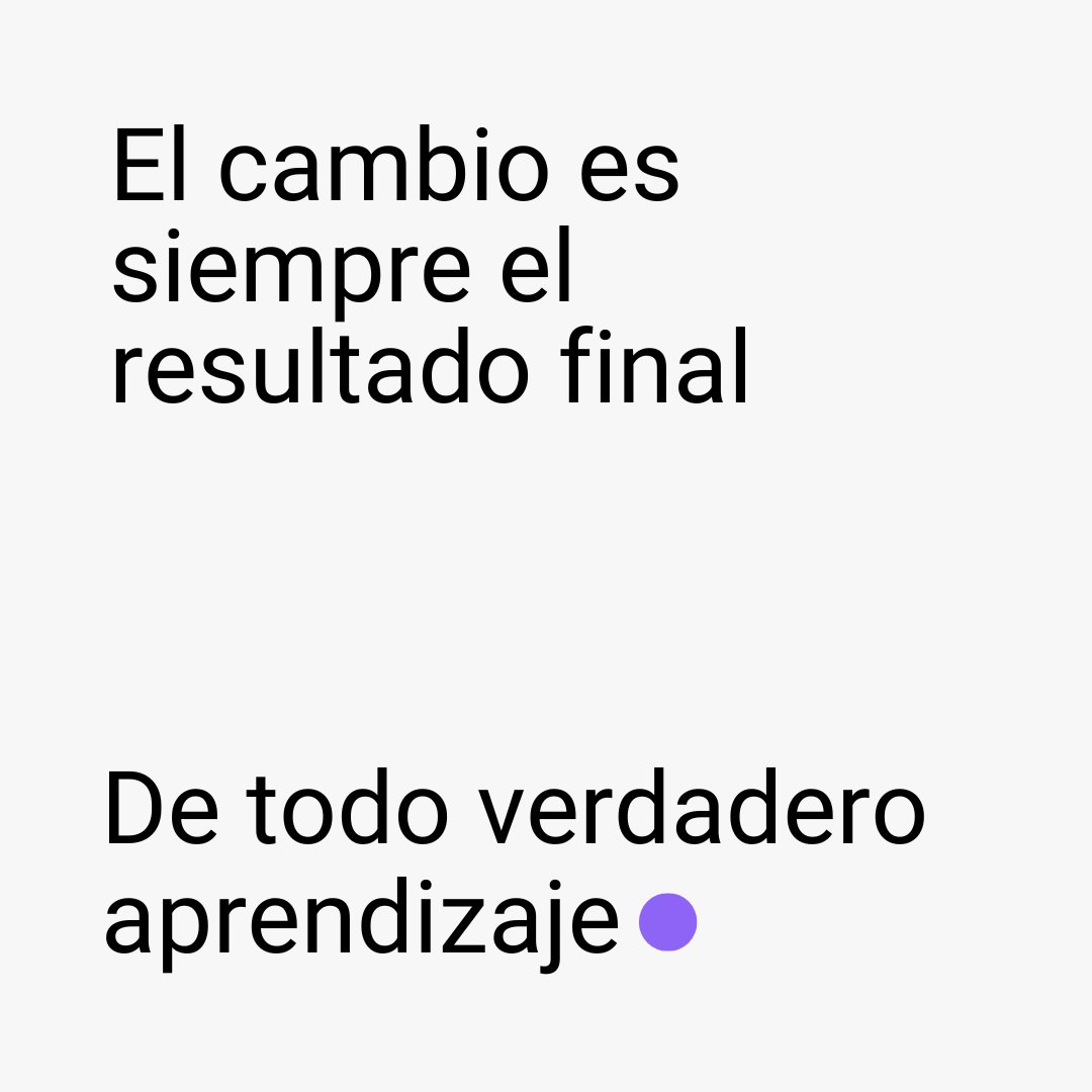 Empatif's tweet photo. El cambio siempre es el resultado final del verdadero aprendizaje 📚

#empatif #peopleatheart #learning #staffing #recruiting #healthandsafety #medical #quote https://t.co/XXkMUF1UyV