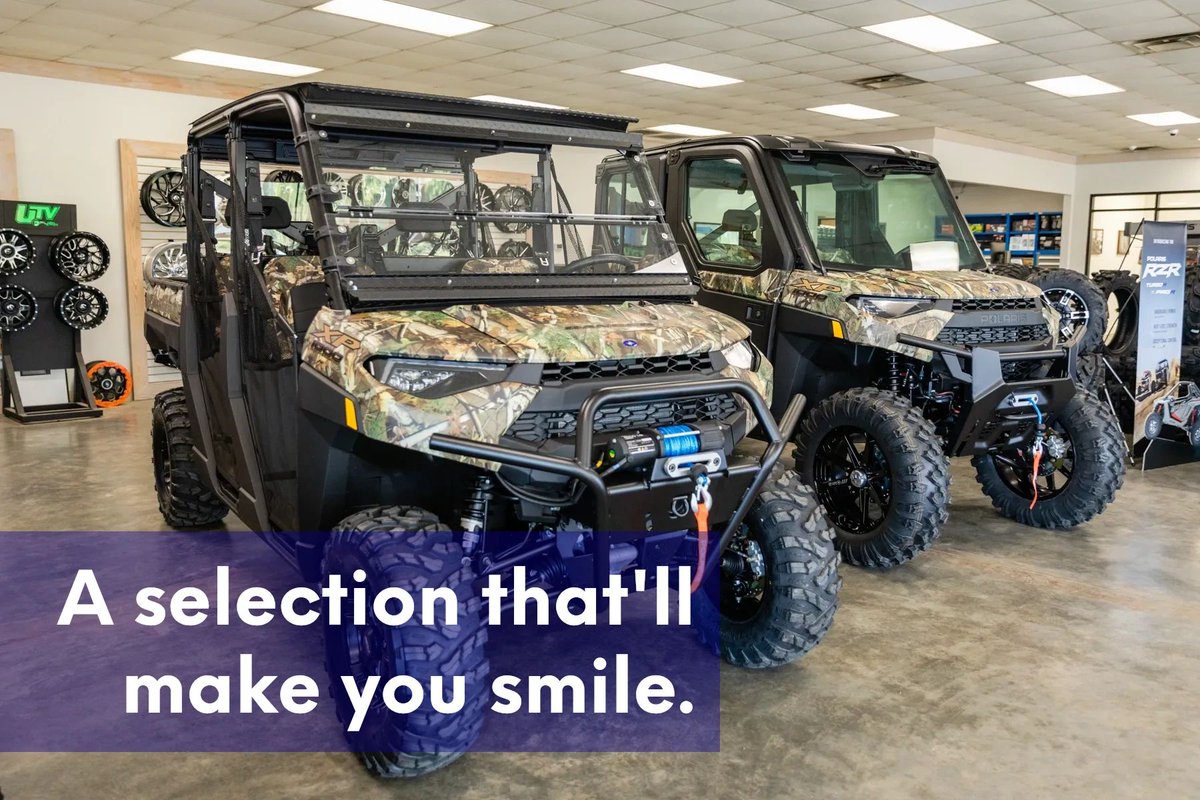 Know someone shopping for a quality UTV or quad? Tag them, and let them know that we're here to help!
