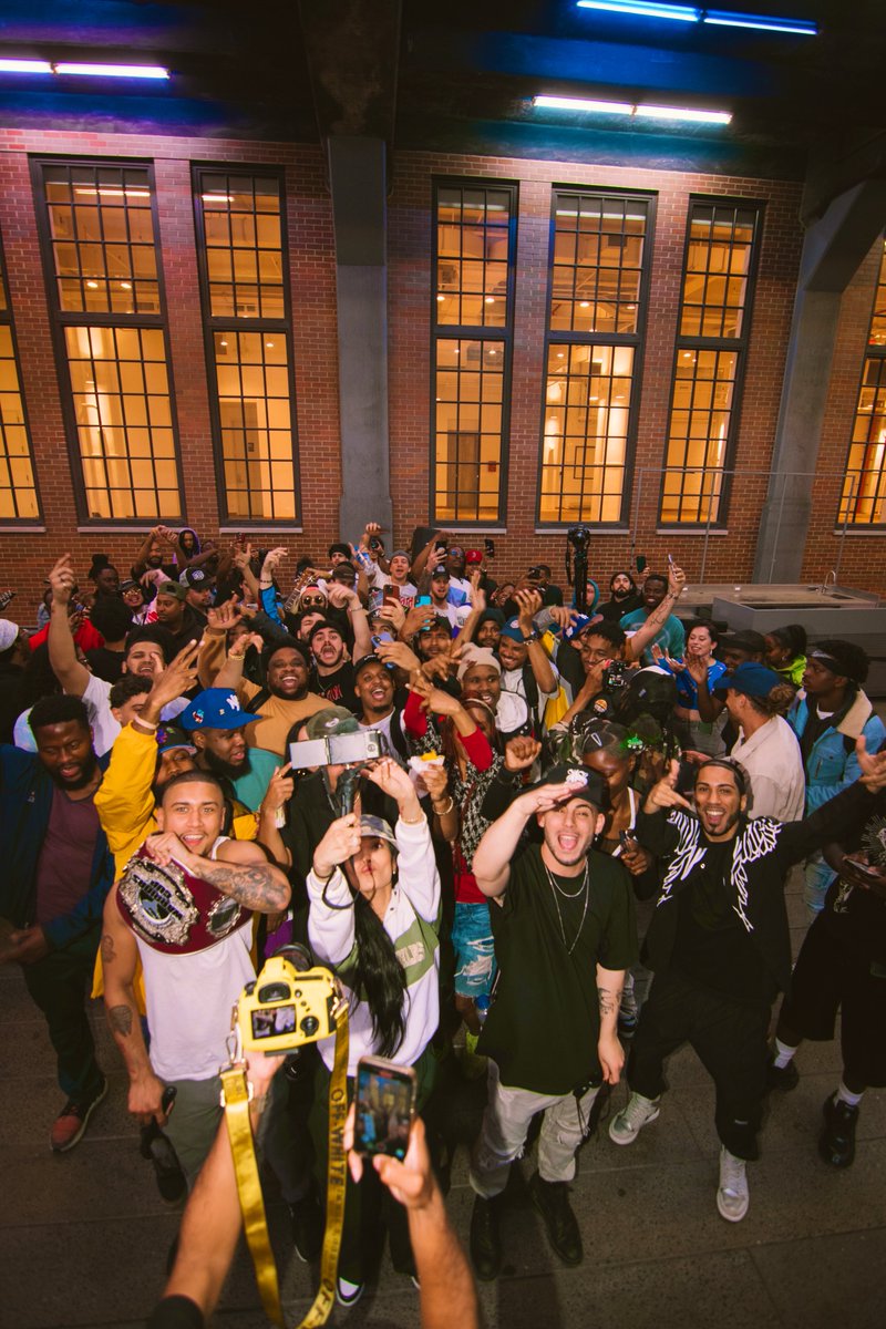 EdotNIGMA's tweet photo. This is Hip-Hop. 

Grateful to be part of one of the biggest cyphers in NYC &amp; it was all thanks to @StevenMuela #HouseofMuelz  #1TrainCypher https://t.co/IqcD3Ubklm