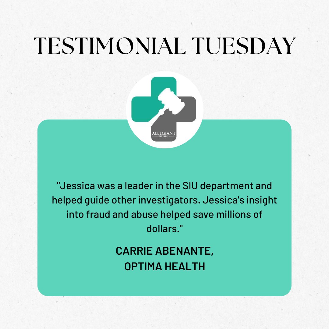 AllegiantExpert's tweet image. Everything we do focuses on inclusive, comprehensive, cost-effective healthcare, incuding shining the light on fraud, waste, and abuse! 

#medicalfraud #healthcare #billingandcoding #medicalconsultant