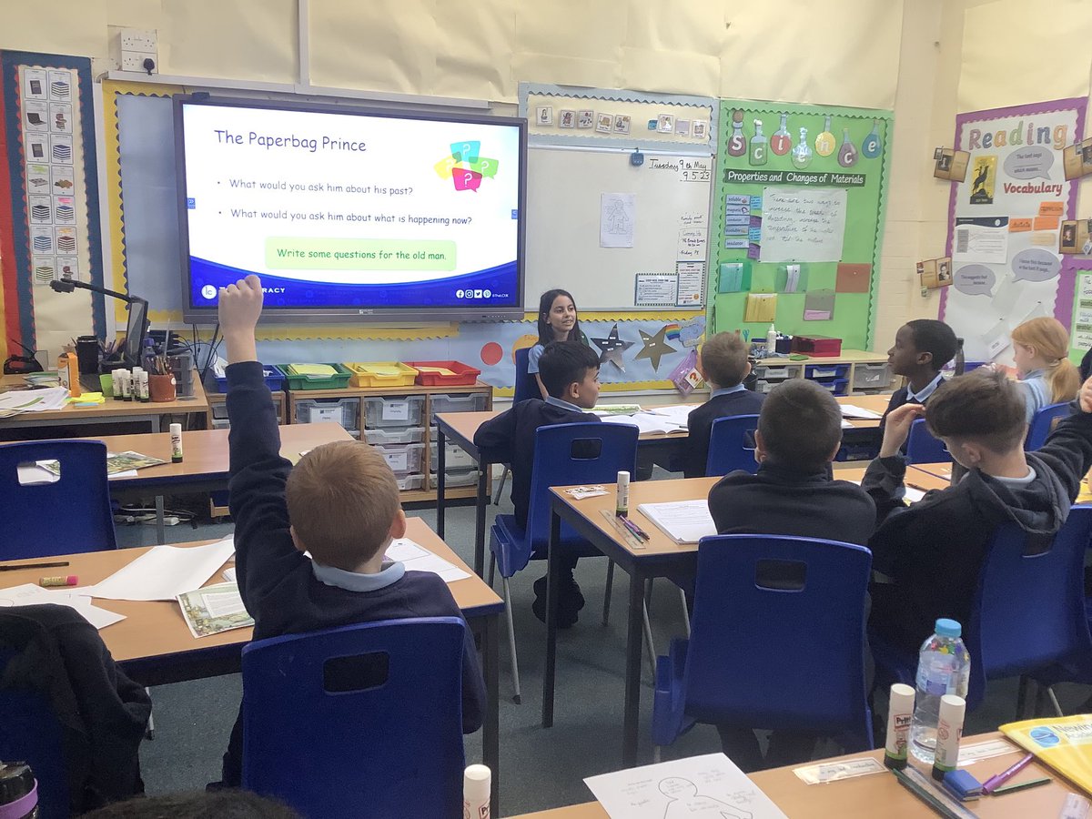 Taking the hot seat as the main character from our story really helped us to understand his thoughts for our diary writing! 🦊