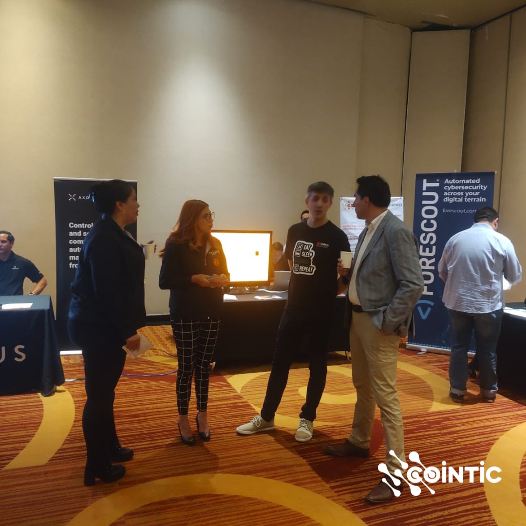 cointicmx's tweet photo. Nos encontramos en el evento INFOSECURITY CDMX con la finalidad de exponer nuestra solución Hacknoid. A las 12:00 PM se llevará a cabo una conferencia sobre la aplicabilidad de esta herramienta.
https://t.co/poWvYPm94c
#Cointic #seguridadinformática #hacknoid #infosecurityméxico https://t.co/z131mXgbuX