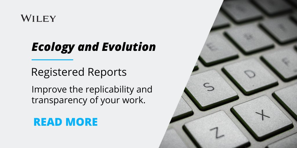 Exciting news ✨ @Ecol_Evol has published its first #RegisteredReport and offers the perspective of the editor, author, and student on the publication process. 🔗: ow.ly/YjwG50Oiu1e @RagnhildGya @VVandvik @sonyageange @ZernichowC @GarethBJenkins @RegReports