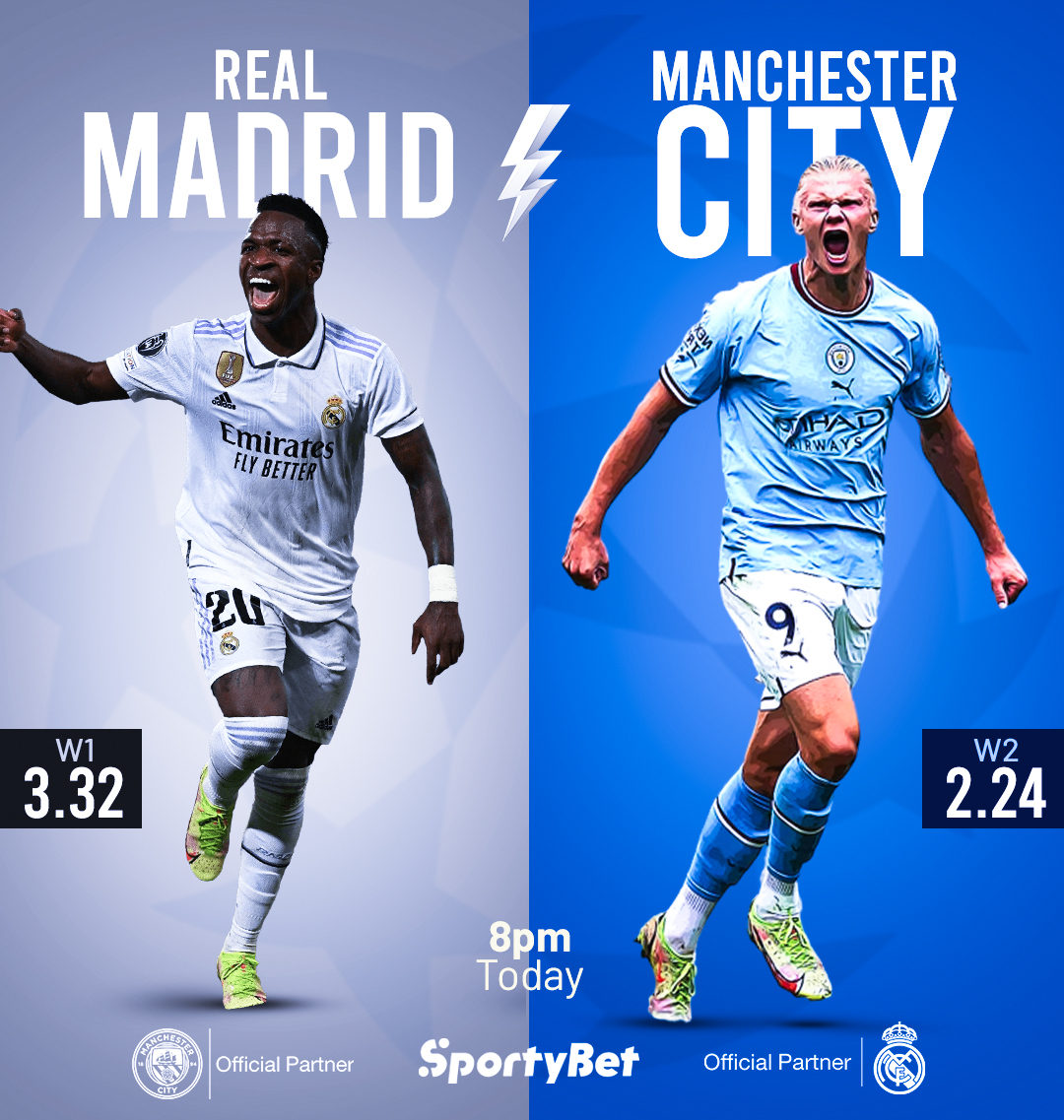 Manchester City Beat Real Madrid to Head to the Champions League