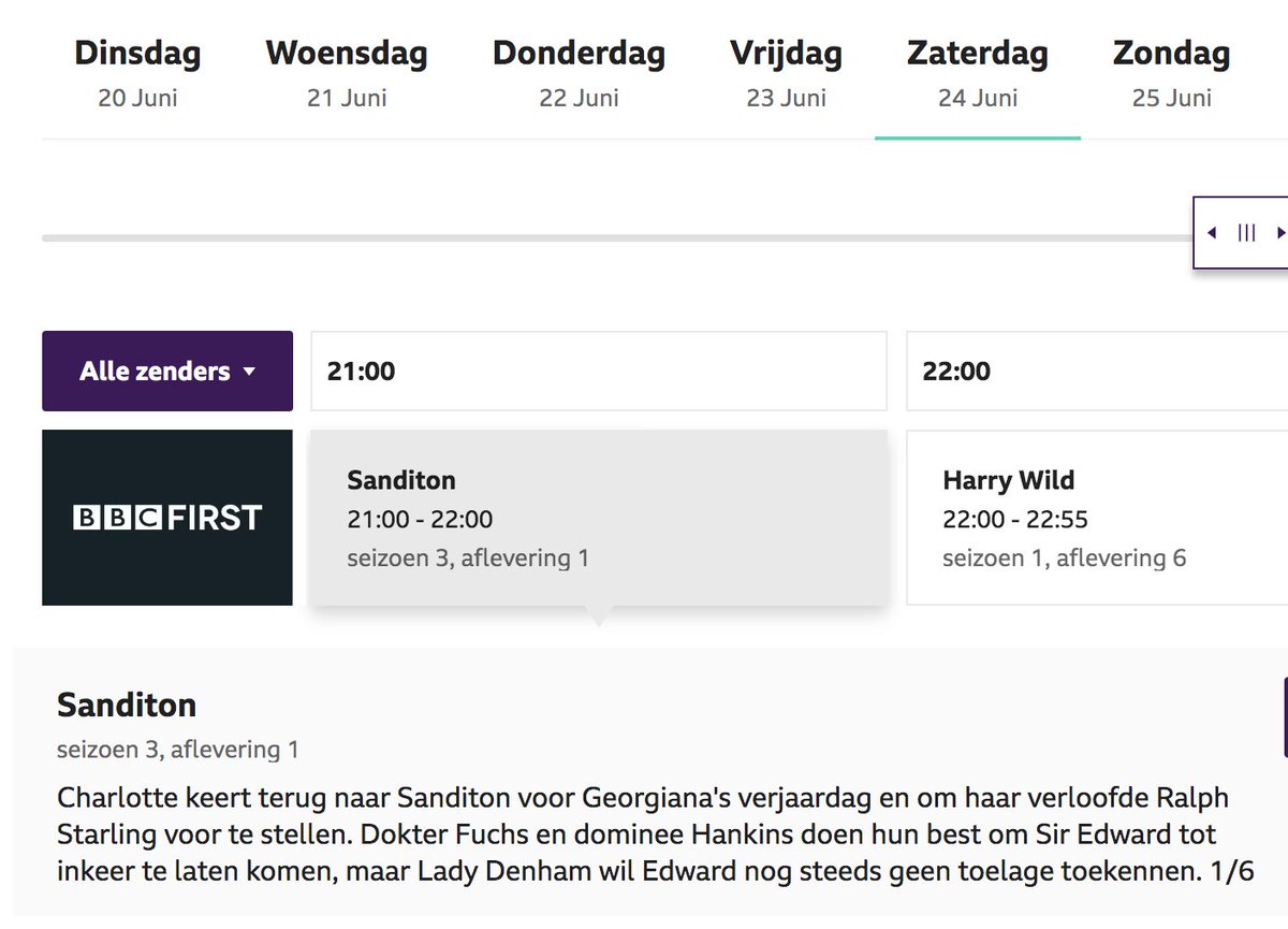 SanditonSister2's tweet image. #SanditonS3 coming to The Netherlands 🇳🇱🎉

#Sanditon S1 &amp;amp; S2 get a rerun, and from Saturday June 24th S3 premieres on #BBCFirst!