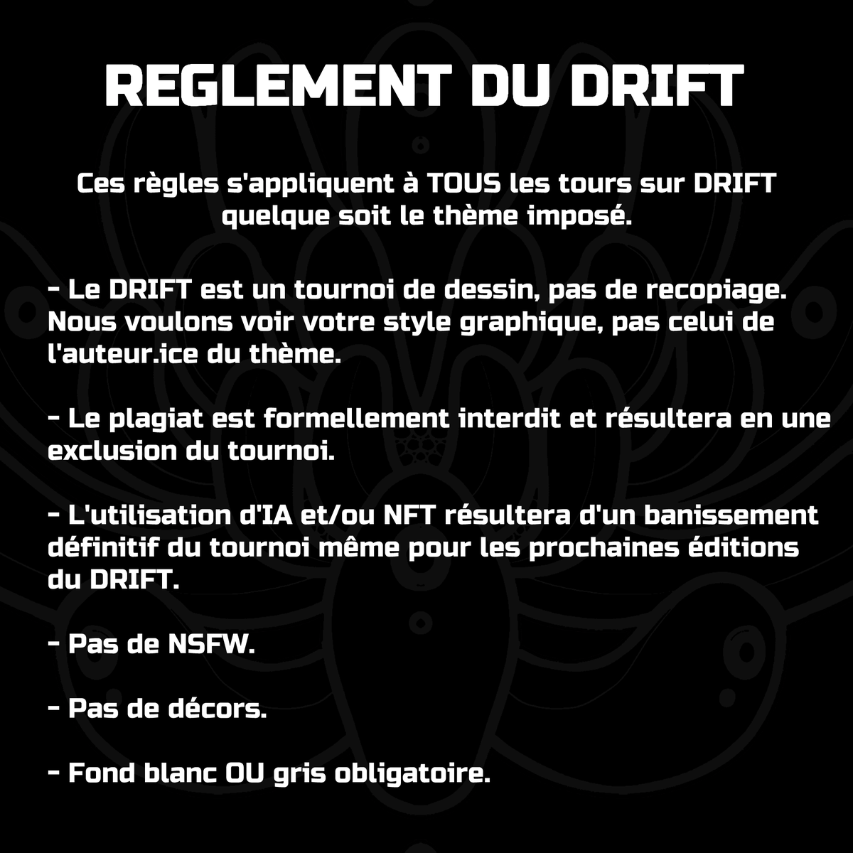 DRIFT | Tournoi de dessin | Edition 2024 terminée tweet media