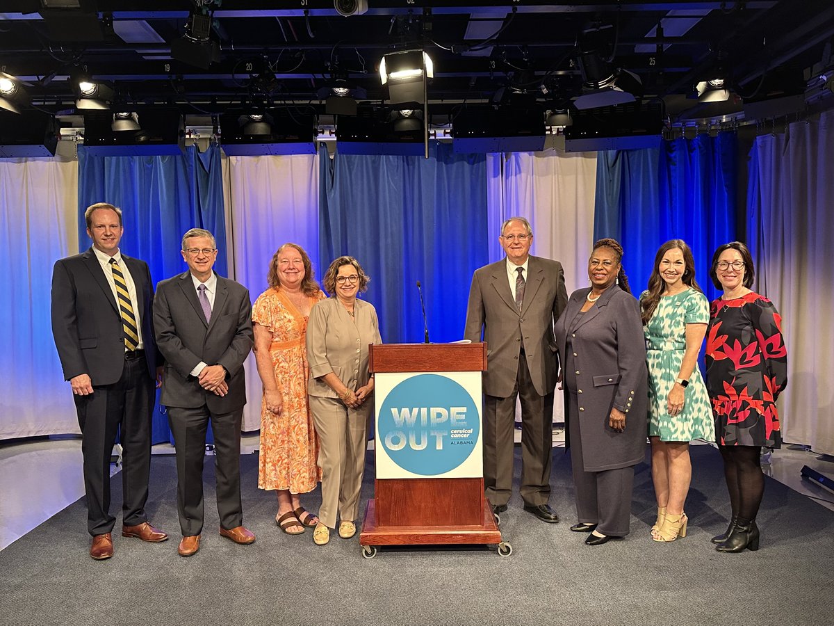 ALPublicHealth's tweet photo. ICYMI - The launch of “Operation Wipe Out Cervical Cancer Alabama” was announced at a news conference on May 8. Watch the conference: https://t.co/W4981oEFdS. Read our press release: https://t.co/4woAfWH1M3. Download the state plan: https://t.co/0Zp7AGpsym. #WipeOutCancer https://t.co/RTn3St8sgG