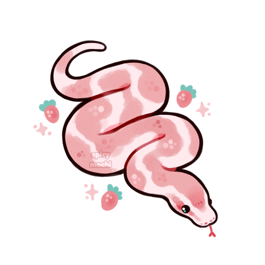 spicy_mochi's tweet photo. strawberry snake https://t.co/2xiSegTC3d
