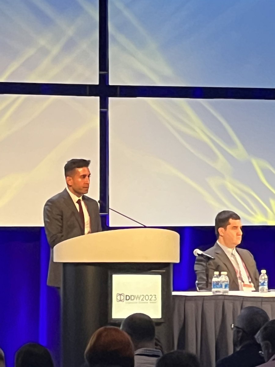 Very proud of @AllegrettiLab member @RahulSDalalMD who is presenting important data on pain medication use in #IBD on the big stage at #DDW23