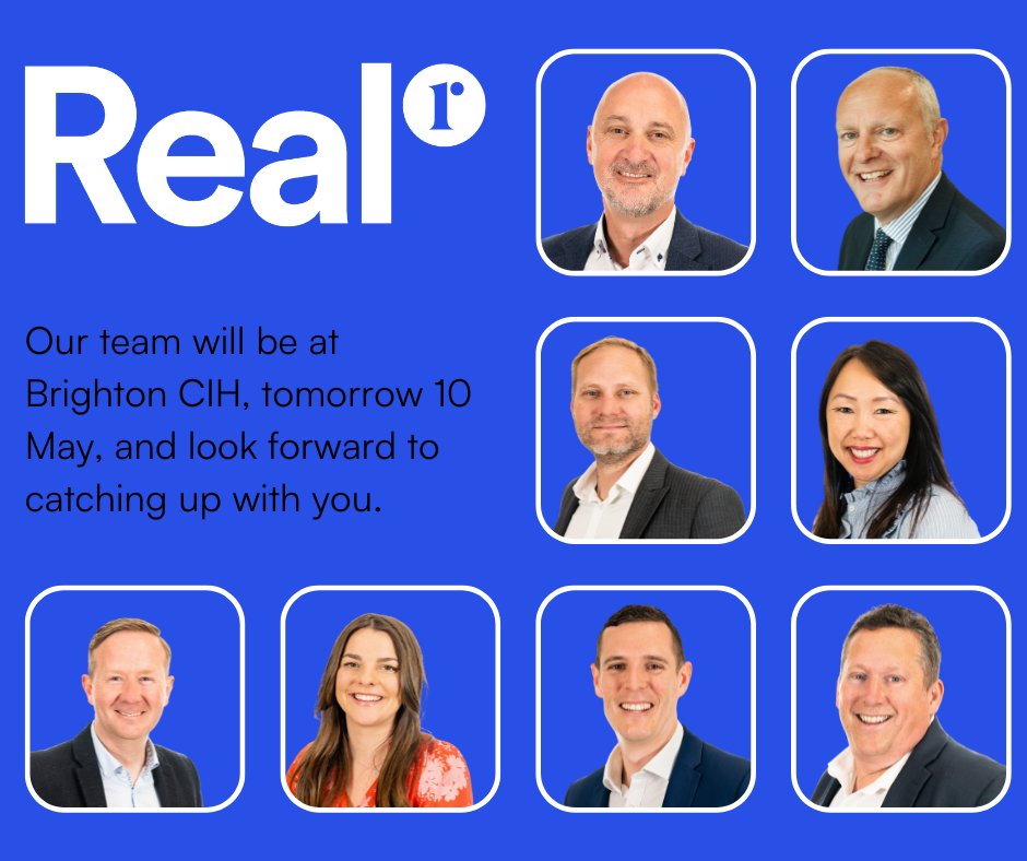 We have some Real representatives heading to the
<a href="/CIHhousing/">Chartered Institute of Housing</a> conference in #Brighton tomorrow to catch up with longstanding friends and make new ones. Be sure to say hello to the team who are always up for a chat 👋 #CIHBrighton2023 #UKhousing