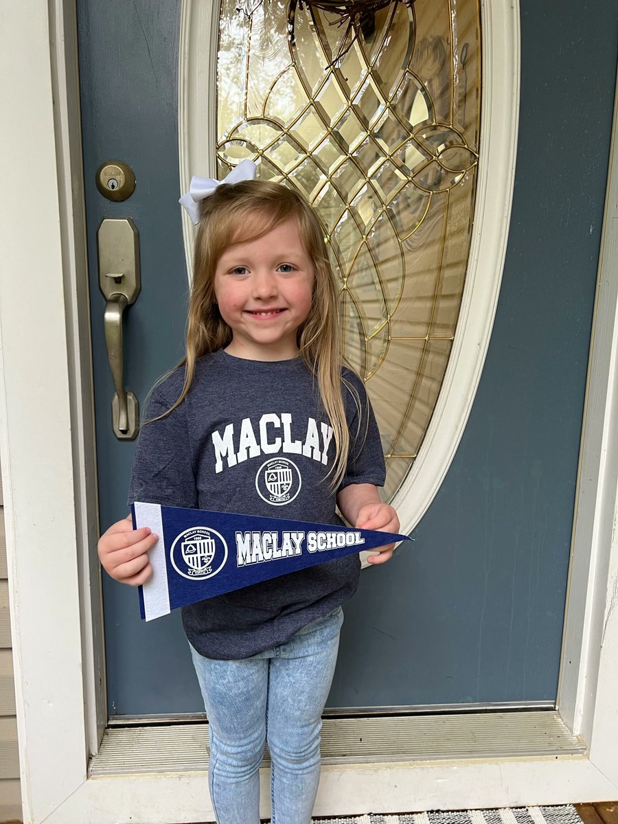 Maclayschool's tweet photo. Joining the Pre-K4 class this fall is legacy Marauder, Norah. Three words to describe her: sweet, smart, and energetic. Welcome Norah!
#marauderwelcome #marauderwelcome2023 #maclayPrek #minimarauder #maclaylegacy https://t.co/eRaXdjHSQY