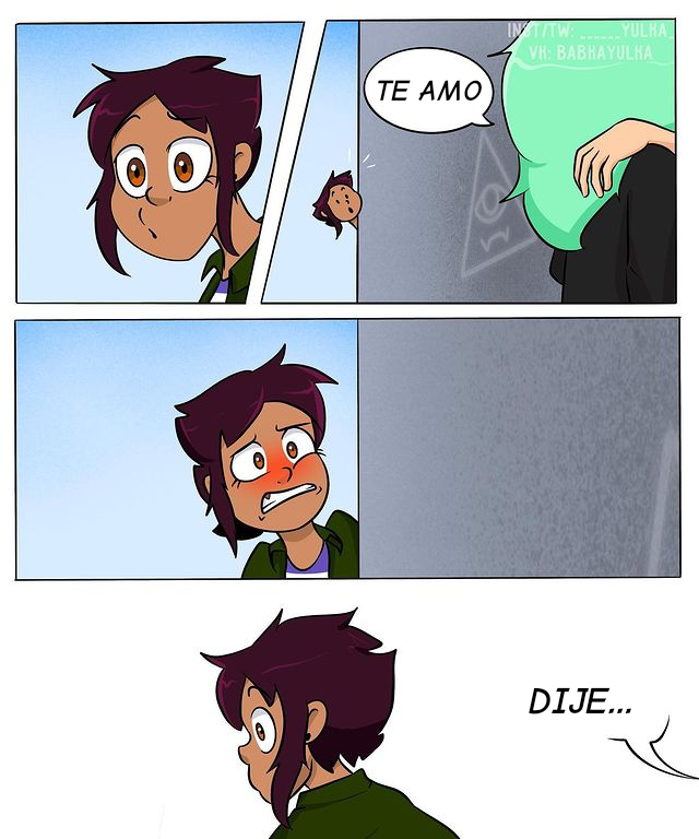 PanaDorado's tweet photo. Parte 3 #buhoygatayulka

Créditos: @______yulka_ #yulkaespañol

Link: https://t.co/pcxnmpEp8y

#theowlhouse #comicespañol #tohespañol #theowlhousecomic  #aquelarredeltraductor #yulka #comictheowlhouse #lacasabuho https://t.co/VfUtH6Wqm5